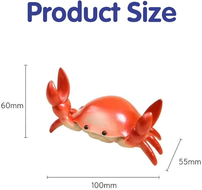 4-pack Desk Crab Pen Holder, Creative Crab Pen Holder, Metal Weightlifting Crabs Penholder Bracket Storage, Desk Pen Stand for Office Desk Display Decorations, Unique Gift Idea (4Pcs)