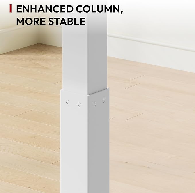 SANODESK Mobile Standing Desk with Hidden Wheels,Pneumatic Laptop Desk Rolling Computer Cart Movable Height Adjustable Small Sit Stand Desk for Home Office(31.5" W x 17.7" D,Maple)