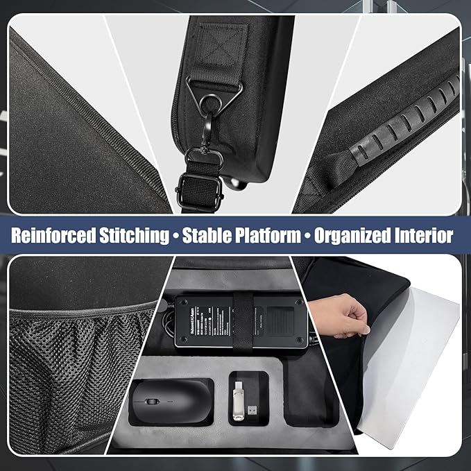 Magnetic Portable Workstation for Field Technicians and Engineers, Heavy-Duty Oxford Fabric Laptop and Tool Desk with 18 Strong Magnets, Foldable Hands-Free Laptop Stand Attach to HVAC, Walls, Trucks