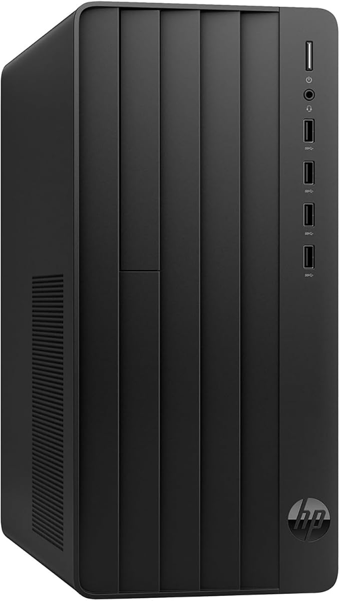 HP Desktop Computer Tower PC for Home Student & Business, 13th Gen Intel Quad-Core Processor, 16GB DDR4 RAM, 256GB PCIe SSD, WiFi Adapter, VGA, HDMI, RJ-45, Keyboard and Mouse, Windows 11 Home