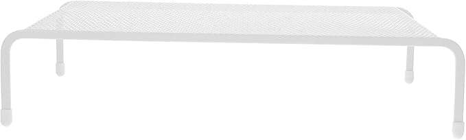 Veemoon Monitor Stand Riser for Desk, Single-Layer Desktop Computer Screen Riser with Storage Organizer, Laptop Holder Rack for Office and Home Workstation