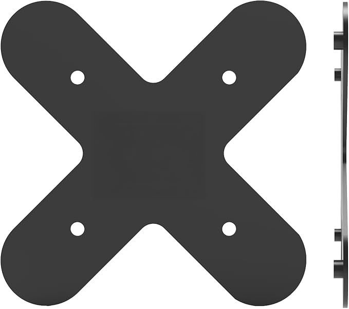 Kado Wall/Arm Mount Adapter Bracket Plate, 50x50mm to 75x75mm Mounting Pattern Converter Universal for Monitors, TVs, Mini PCs and Sceptre Displays