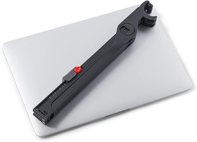 Roost V3 - Ultra Portable and Adjustable Laptop Stand - Eye‑Level Anywhere - 6.5 to 12.5 inch Screen Lift - Patented Rigid Folding Structure and Self-Adjustings Laptop Grips (for 12" to 18" laptops)