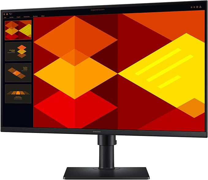 Samsung 27” (S40GD) Borderless Business Monitor with IPS Panel, 100Hz Refresh Rate, Eye Saver Mode, Ergonomic Design, Game Picture Mode, LS27D402GANXGO, 3 Yr Warranty