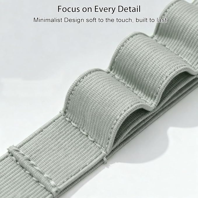 4-Pack Pen Loop Holder, Elastic Pen Loops for Notebook, Journaling, Office, Stretchable Pencil Organizer, Anti-Loss Desk Accessories (Green)