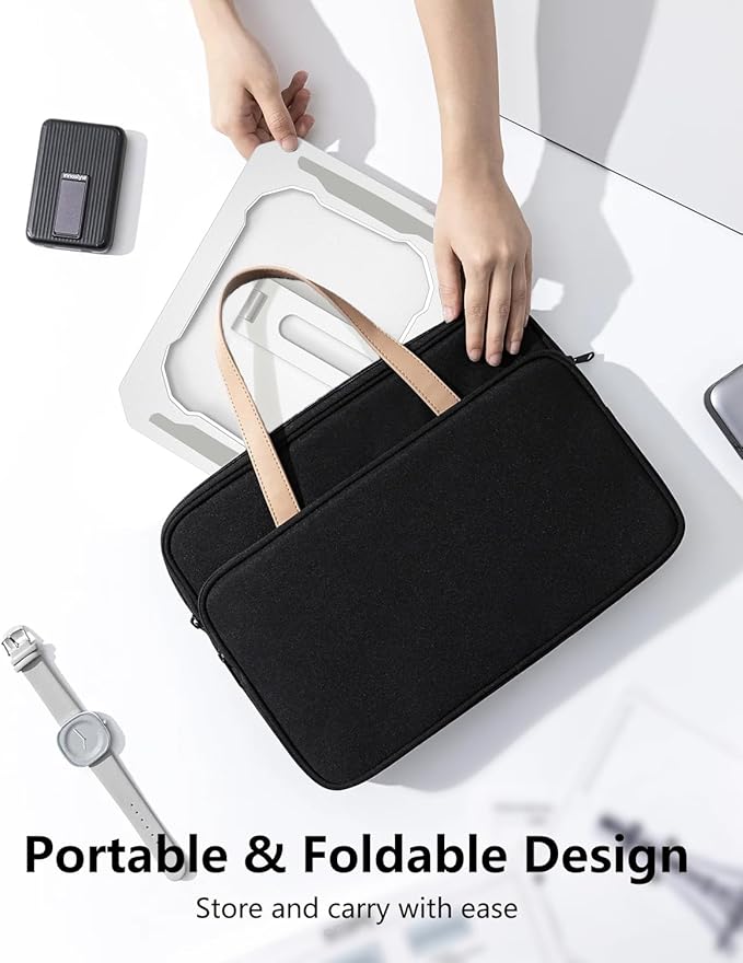 Laptop Stand for Desk, Ergonomic Adjustable Laptop Riser Holder, Foldable Portable Computer Notebook Stand Compatible with 10-16” MacBook Pro/Air, Dell, HP (Silver)