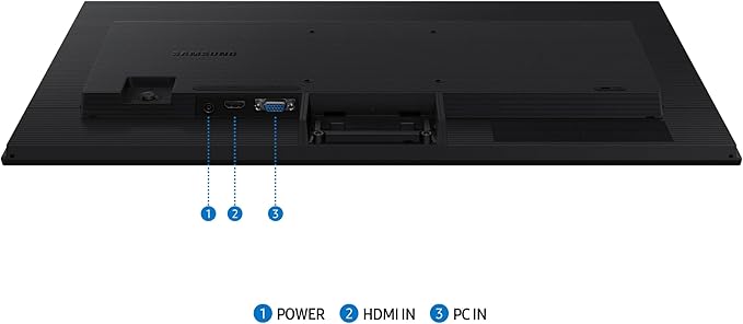 Samsung 24" (S30GD) Essential Monitor with IPS Panel and Tilt Only Stand, 100Hz Refresh Rate, Ergonomic Design, Advanced Eye Care, Game Mode, LS24D304GANXZA