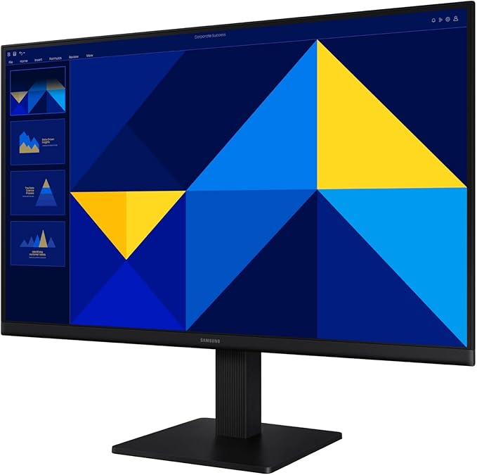 Samsung 24" (S30GD) Essential Monitor with IPS Panel and Tilt Only Stand, 100Hz Refresh Rate, Ergonomic Design, Advanced Eye Care, Game Mode, LS24D304GANXZA