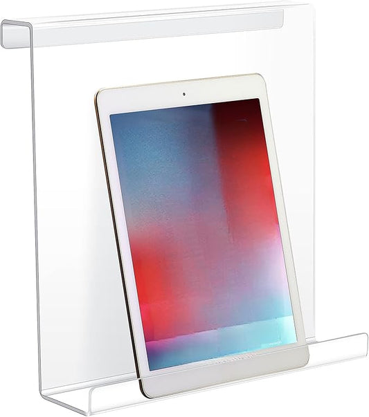 Jetec Treadmill Book Holder, Clear Acrylic Reading Rack for Treadmill Tablet Rack Universal Holder Tablet Magazines Books for Gym Exercising(11 x 11 x 2.5 Inches)