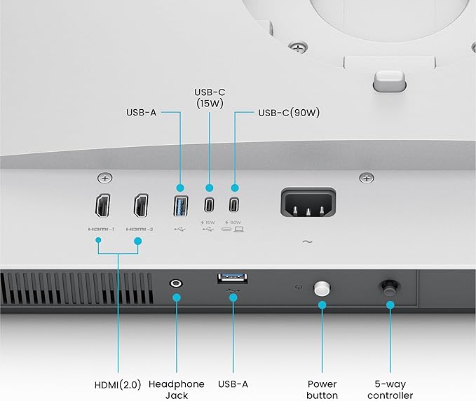 BenQ MA320U 32” 4K 3840x2160 Monitor for MacBook® Pro/Air, Dual USB-C, 90W Power Delivery, Mac Color Match, USB Hub, Brightness & Volume Control on Mac, Height & Tilt Adjustable Stand, P3 Color Gamut