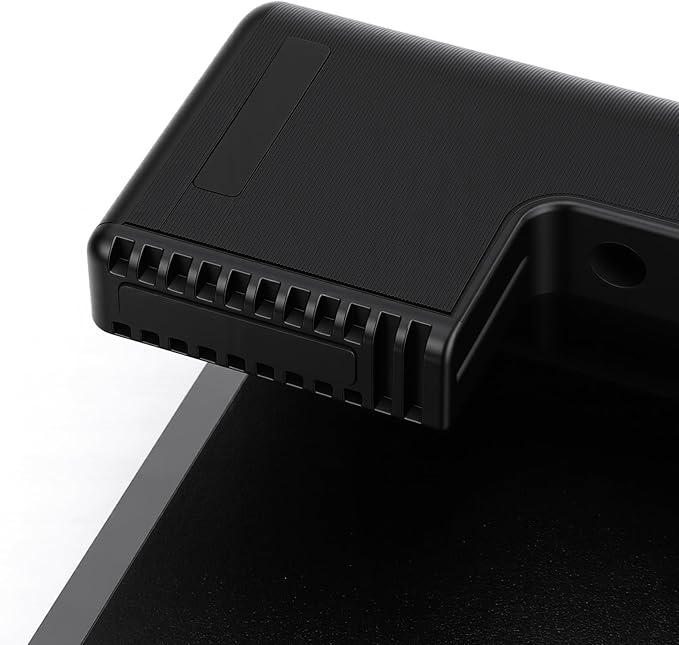 Computer Stand with USB Hub, 4 Port ABS USB 2.0 Ergonomic Desk Riser & Anti Slip Shelf, for Computer Displays Laptops Printers