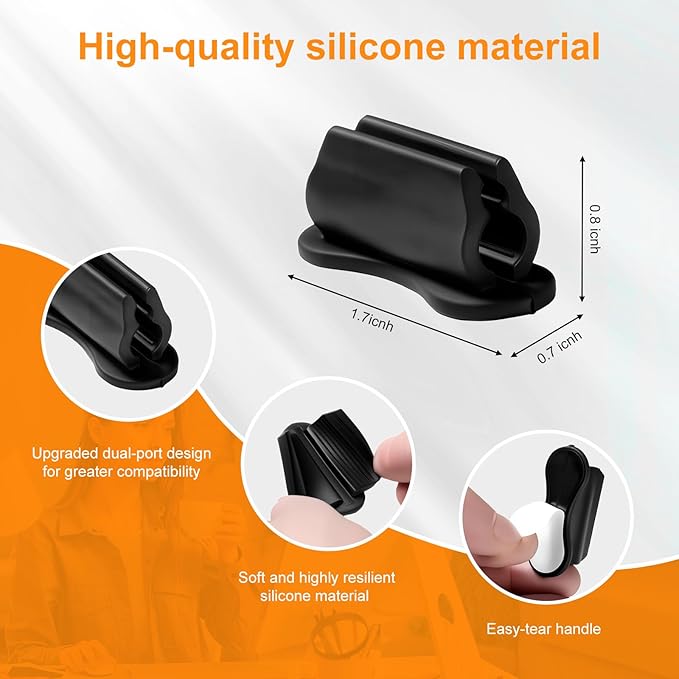 Adhesive Pencil Holder for Desk, 5PCS Upgraded Adhesive Pen Holder for Clipboard, Wall, Marker Holders, Teacher Supplies for Classroom kids Desk Accessories