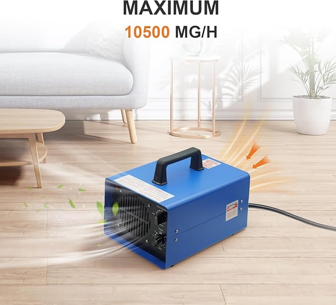 0zone Generator, 3500 Sq/Ft 0zone Machine Ionizer for Industrial, Commercial, Home, Car, Basement