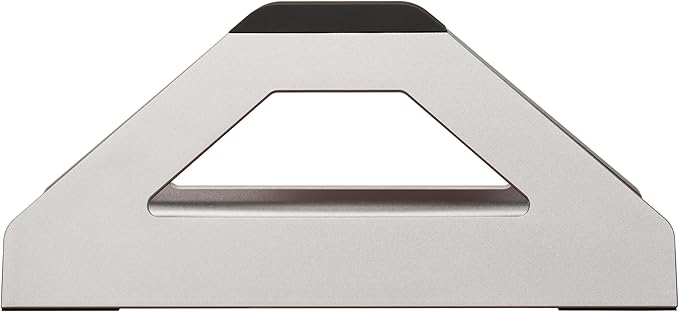 Vertical Laptop Stand, Space Saving Holder for MacBook with Tool-Free Width Adjustment, Pretty Anodized Aluminum for Desk, Universal Fit for 10-17" Laptop