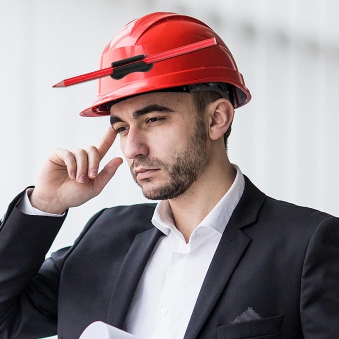 Sherr 12 Pack Adhesive Pencil Holders for Desk Upgraded Pen Holder for Desk Silicone Flexible Adhesive Marker Organizer Clipboard Classroom School Office Accessories Teacher Supplies (Black)