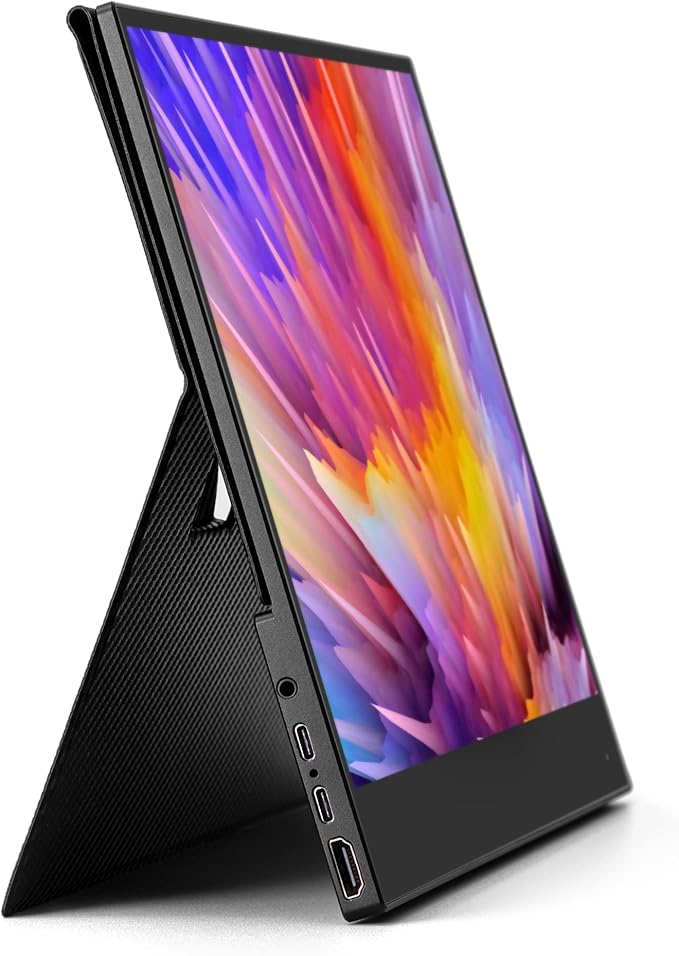 SideTrak Solo 17.3” Touchscreen Portable Full HD LED Monitor, Laptop Dual Screen Computer Extender with Large Display Cover, for PC, Gaming & Chrome, HDR Enabled, Powered by USB-C® or HDMI