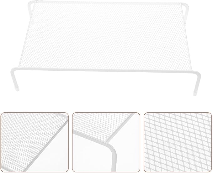 Veemoon Monitor Stand Riser for Desk, Single-Layer Desktop Computer Screen Riser with Storage Organizer, Laptop Holder Rack for Office and Home Workstation