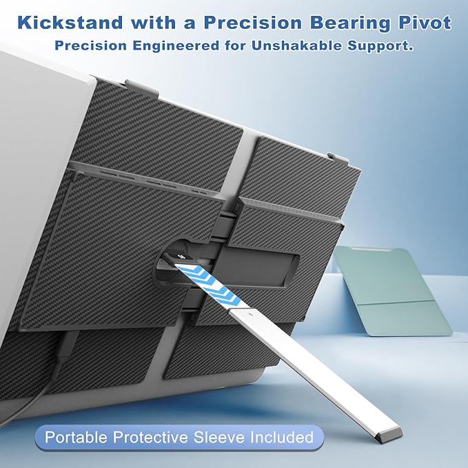 Teamgee 14” Laptop Screen Extender, FHD 1080P Portable Monitor, Ultra-Thin & Lightweight Second Display for Travel, Work, and Gaming, Plug & Play for Mac/Windows/Android/Dex