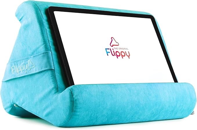 Flippy Original Tablet Pillow Stand & iPad Holder, Gift for Book Lovers & Readers, Multi-Angle Stand with Storage for Lap, Desk & Bed, Compatible with Kindle, Fire, iPad & Samsung, I Wanna Go to Miami