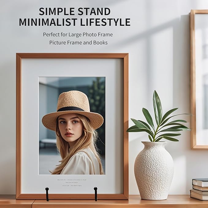 3Pack 6" Plate Stands for Display,Metal Plate Holders Display Stands Can Be Used for Picture Stand,Book Stands for Display,Plate Display Stands,Easel,Photo Frame Stands,Plaque Stands,Desktop Stand