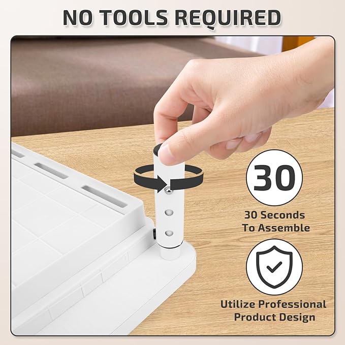 Monitor Riser, White Monitor Stand, Blocks To Raise TV Height, Solid Wood & Metal Computer Stand, Ergonomic TV Riser Blocks, 2 Pack, White, 14.5 Inches