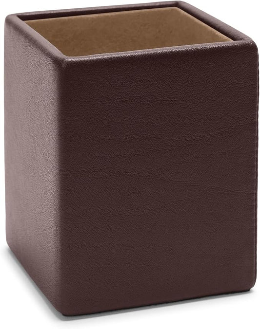 Leatherology Brown Classic Pencil Cup