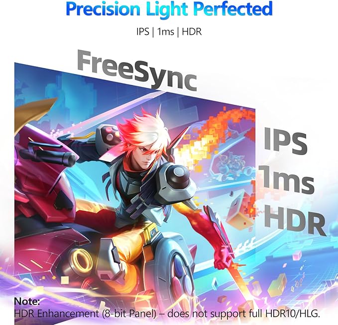 2.5K Portable Gaming Monitor with 144hz in 4 Colors - V1 Pro, 16inch 2560*1600 IPS Travel External Screen with FreeSync, Dual USB-C & Mini HDMI Second Display for Laptop/MacBook/PS5/Xbox/Switch