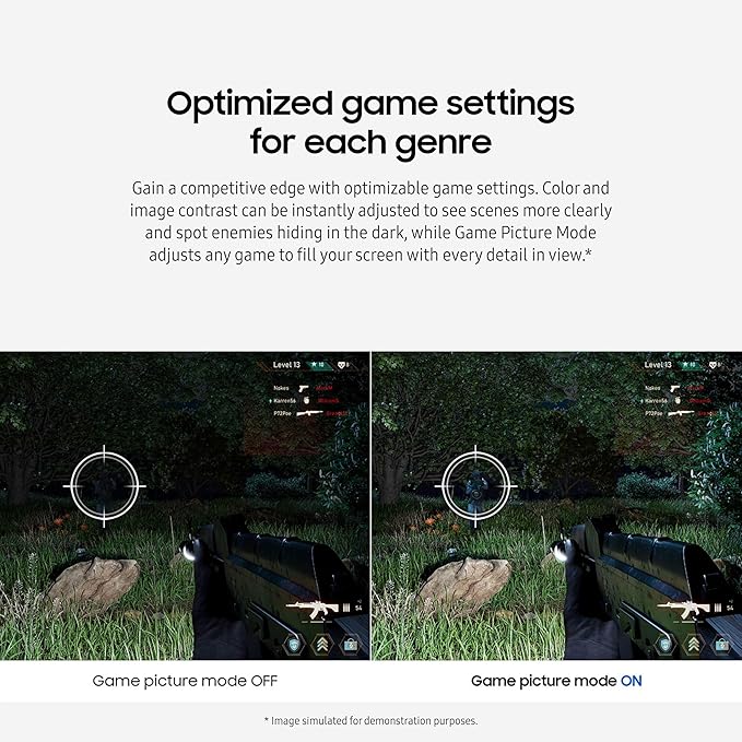 Samsung 24” (S40GD) Borderless Business Monitor with IPS Panel, 100Hz Refresh Rate, Eye Saver Mode, Ergonomic Design, Game Picture Mode, LS24D402GANXGO, 3 Yr Warranty