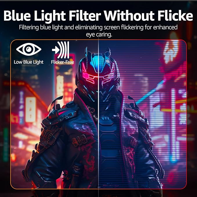 Gawfolk 27 inch Curved Gaming Monitor,144Hz/180Hz PC Monitor Full HD 1080P, Frameless 1800R Computer Display with FreeSync & Eye-Care Technology, Wall Mountable, DP, HDMI Port (Black)