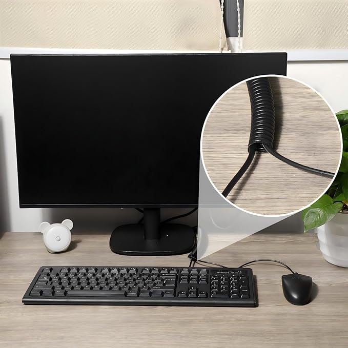 Sasylvia 1/4", 1/2", 3/8" x 15 ft Split Wire Loom Tubing Automotive Wire Loom Assortment Split Cable Sleeves Bulk Flexible Electrical Conduit Protective Kit