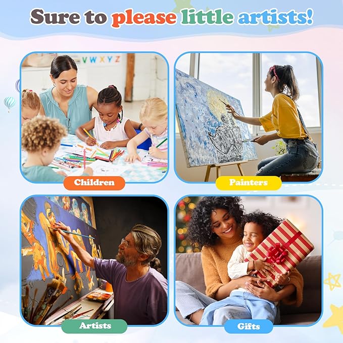 Colorful Pencil Holder, 11 Removable Crayon Organizer for Desk, Pen and Marker Storage for Classroom, Office, Colored Pencils