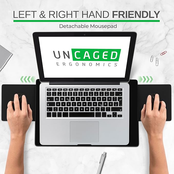 CD4 Adjustable Standing Desk Converter for Laptops, Vertical Laptop Stand, Table Top Riser Standing Desk with Mouse Pad, 2.6"-18.6" Adjustable Height Converter