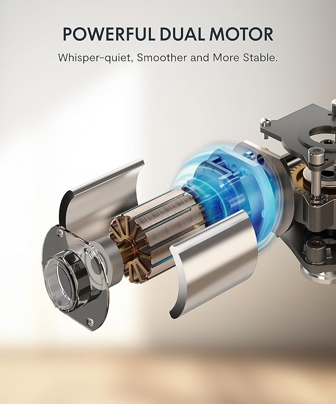 FlexiSpot E6 Solid Wood 3-Stage Dual Motor 71 x 30 Electric Standing Desk, Holds 220 lbs, Adjustable Height w/ Memory Presets, Butcher Block Rubberwood Desktop & Black Frame, Ships in 2 Boxes