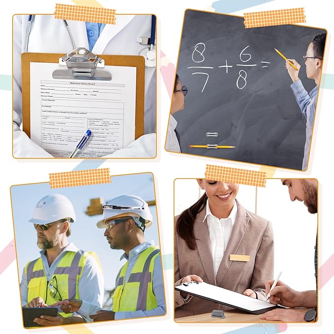 Pen Holder for Desk, 20 PACK Adhesive Silicone Pen Holder for Classroom Clipboard Attachment, Marker Holder, Pencil Holder,Marker Clip for Desk,Classroom,Office Accessories (Grey)