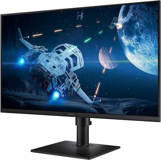 Samsung 27” (S40GD) Borderless Business Monitor with IPS Panel, 100Hz Refresh Rate, Eye Saver Mode, Ergonomic Design, Game Picture Mode, LS27D402GANXGO, 3 Yr Warranty
